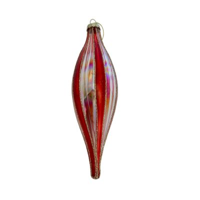 RED SLEEK LONG DROP HANGING