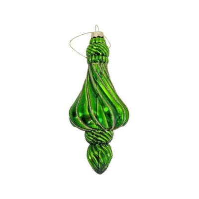 GREEN FINIAL LONG HANGING