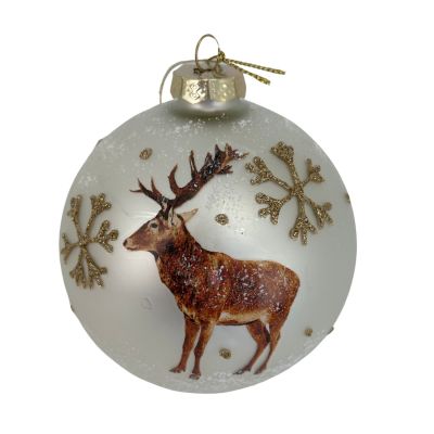 DEER BALL HANGING