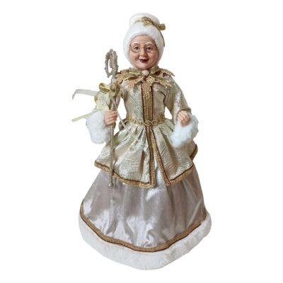 45CM CHAMPAGNE MRS CLAUSE