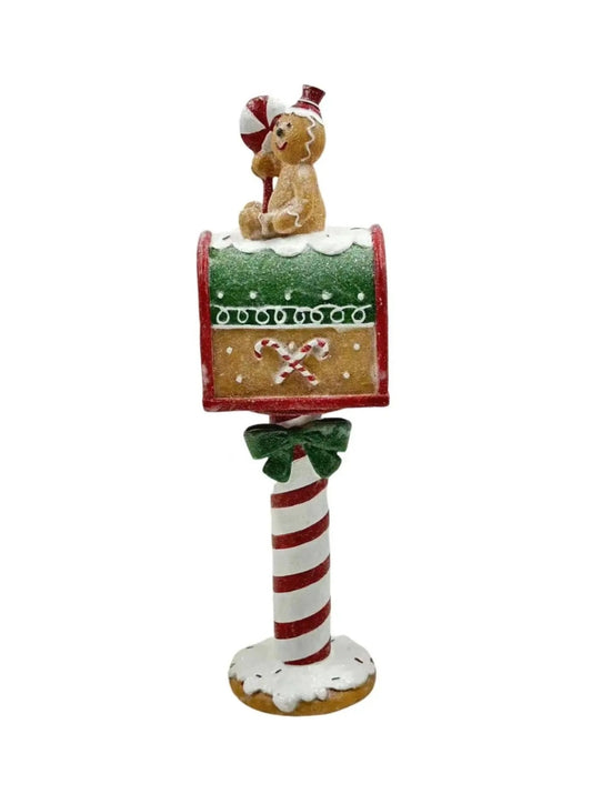 GINGERBREAD LETTERBOX FROSTED