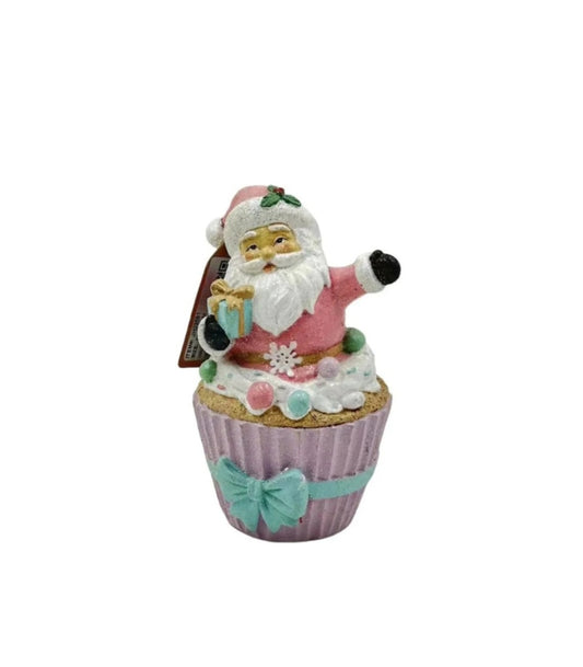 PASTEL SANTA CUPCAKE