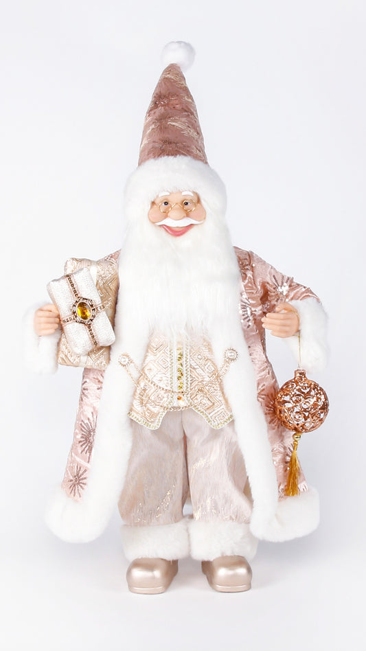 45CM ROSE GOLD SANTA