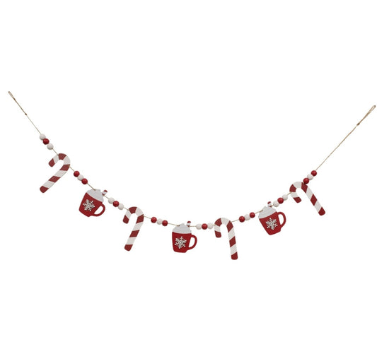 WOODEN HOT COCOA GARLAND