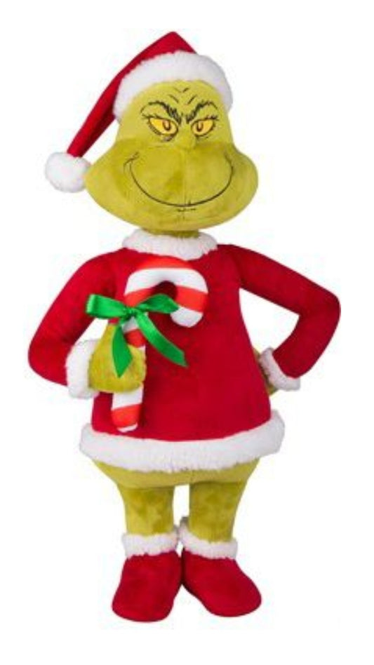 GRINCH HOLIDAY GREETER CANDY CANE