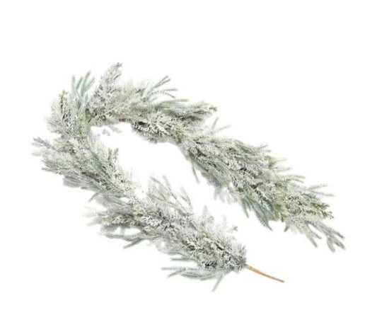 FROSTED GREEN GARLAND