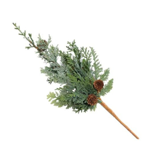 18IN GREEN CONE SPRAY