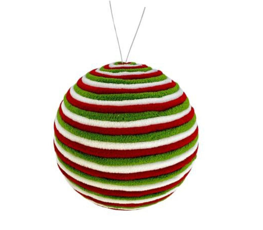 16CM RED WHITE GREEN HANGING