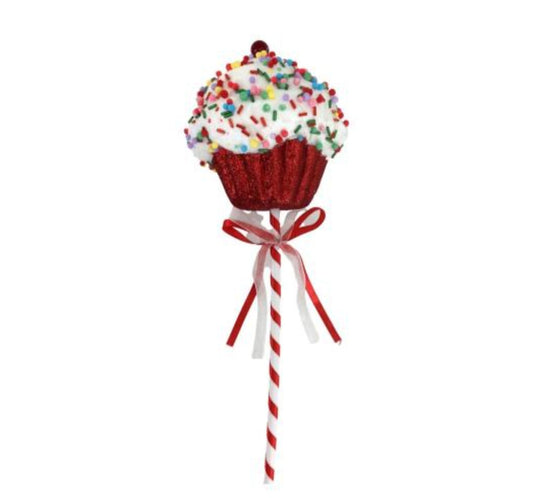 RED CUPCAKE PICK