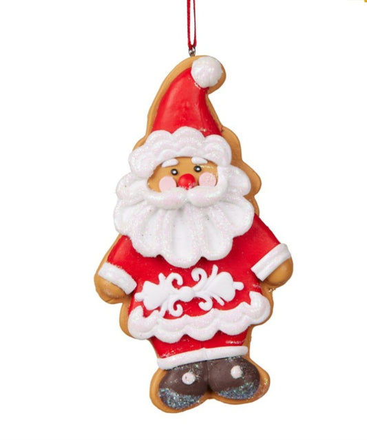GINGERBREAD SANTA HANGING