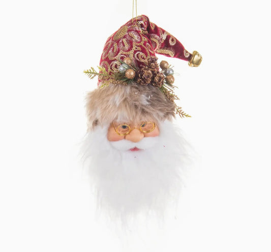 TRADITIONAL SANTA HEAD HANGING