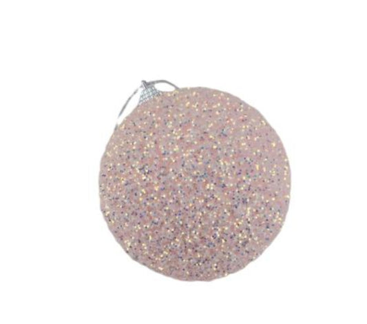PINK MEDIUM GLITTER BALL