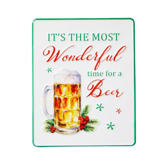 ITS THE MOST WONDERFUL TIME FOR A BEER SIGN