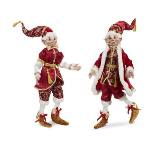 RAZ CHRISTMAS TRADITIONS 40CM ELF 2AT
