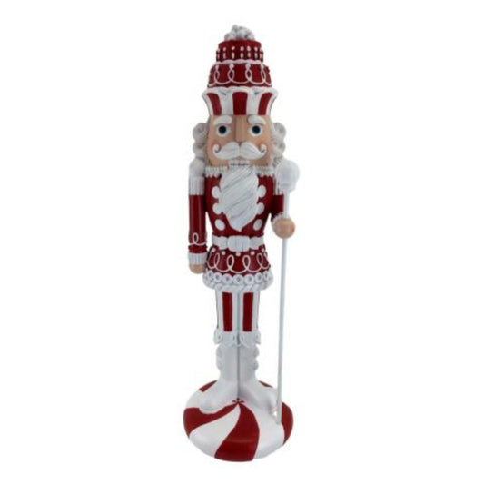 RED WHITE NUTCRACKER 55CM