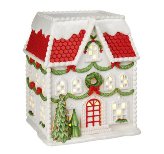 31CM RED ROOF LED HOUSE
