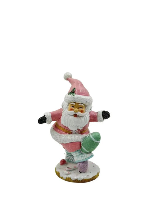 SANTA KICKING FOOTBALL