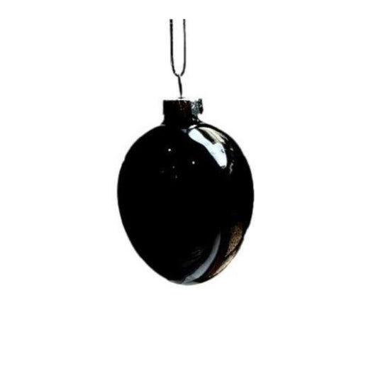 BLACK EASTER EGG HANGING
