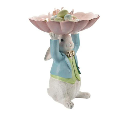 LUXE PASTEL BUNNY WITH BOWL