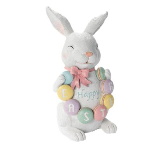 30CM BUNNY WITH MACARONS