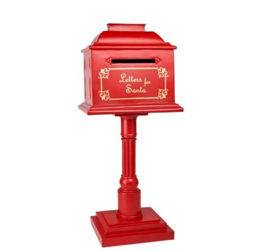 RED VINTAGE MAILBOX