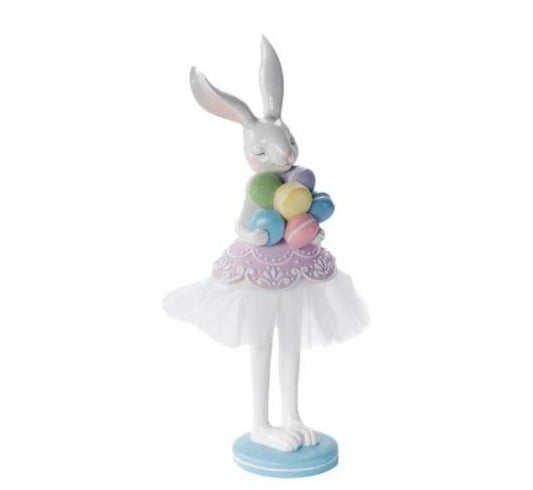 BUNNY WITH PASTEL MACARONS