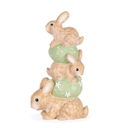 RUSTIC BUNNY STACK