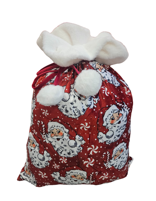 RED VINTAGE SANTA SACK