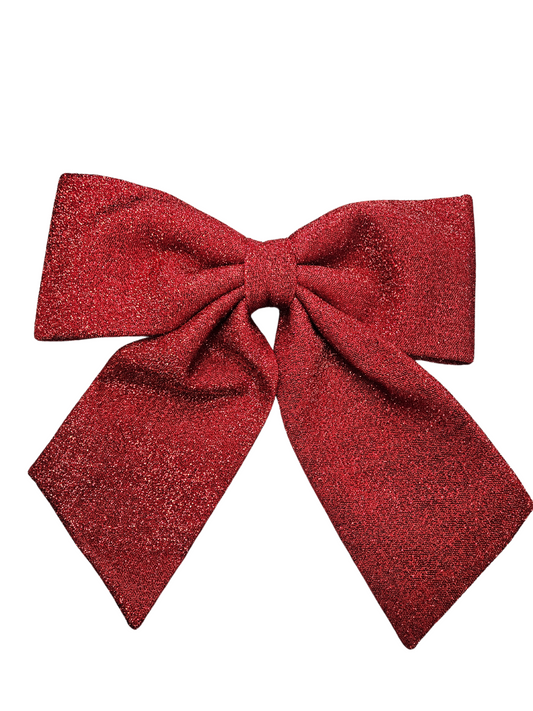 LARGE RED BOW HANGING