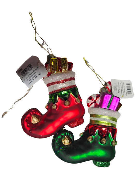 RAZ ELF SHOE HANGING ORNAMENT 2AT