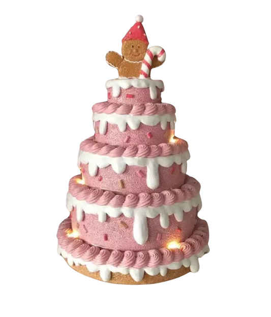 PINK DONUT GINGERBREAD CAKE
