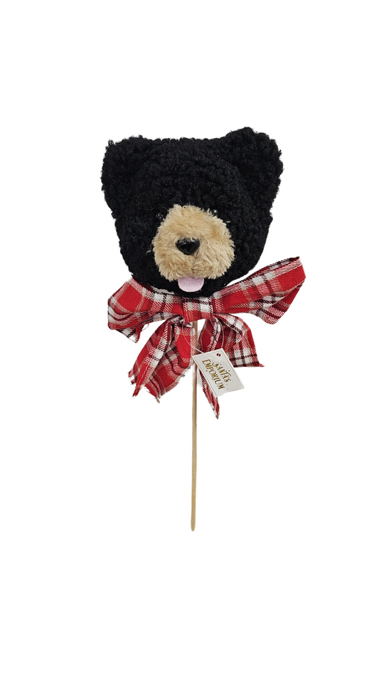 BEAR HEAD PICK BLACK