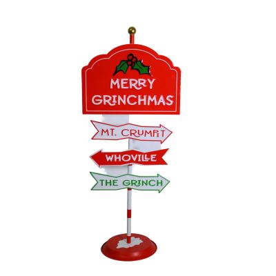 MERRY GRINCHMAS STANDING SIGN