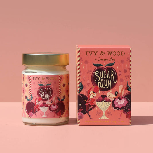 IVY & WOOD SUGAR PLUM SOY CANDLE