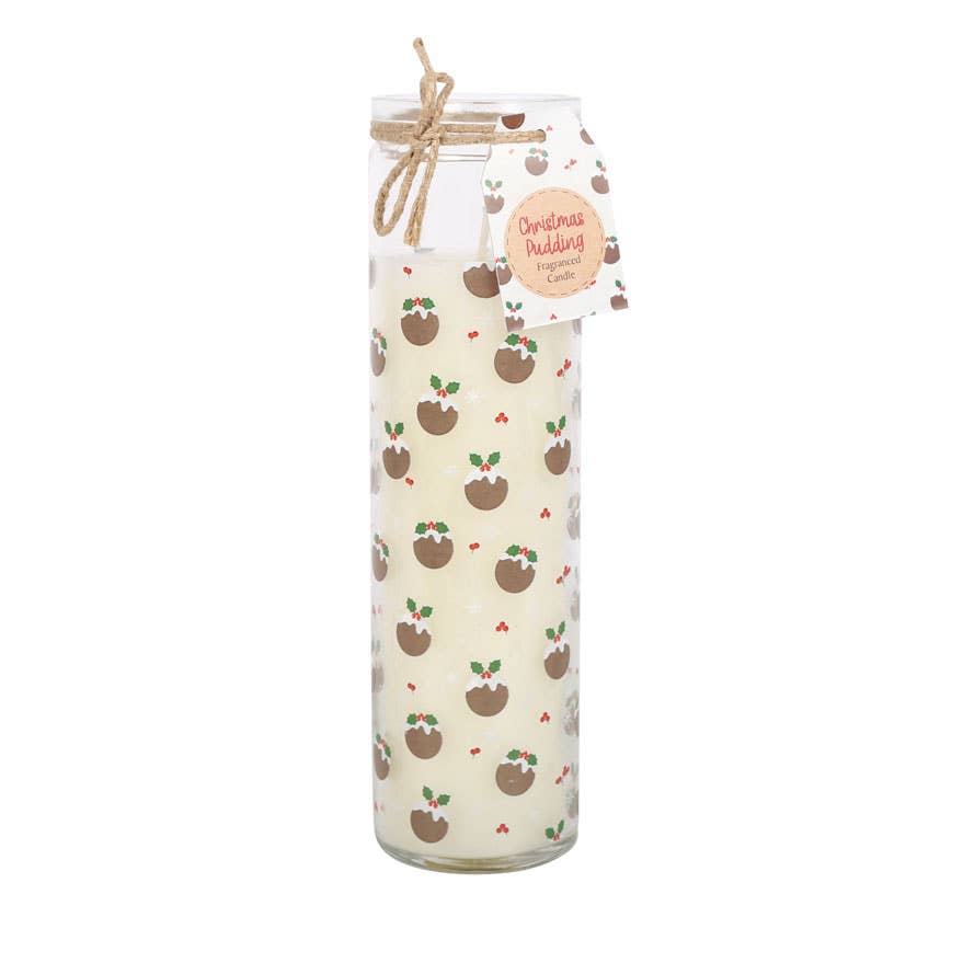 CHRISTMAS PUDDING ADVENT TUBE CANDLE