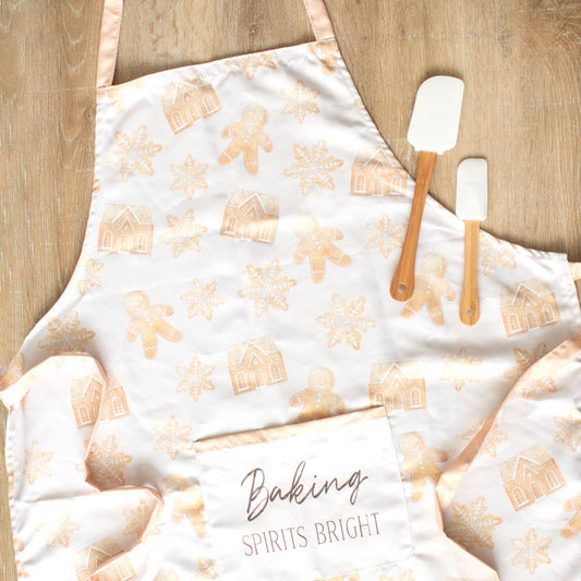 CHRISTMAS GINGERBREAD BAKERY APRON