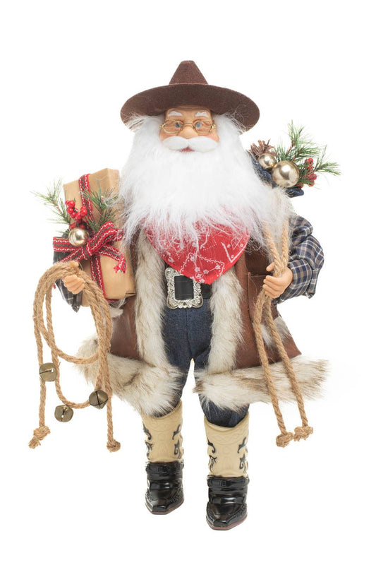 BROWN WESTERN SANTA