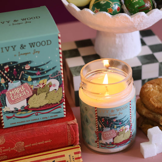 IVY & WOOD MAPLE COOKIES SOY CANDLE