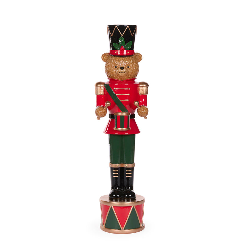PRE ORDER 55CM TEDDY BEAR SOLDIER WITH DRUM