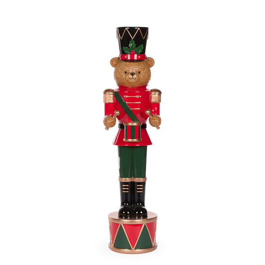 PRE ORDER 55CM TEDDY BEAR SOLDIER WITH DRUM