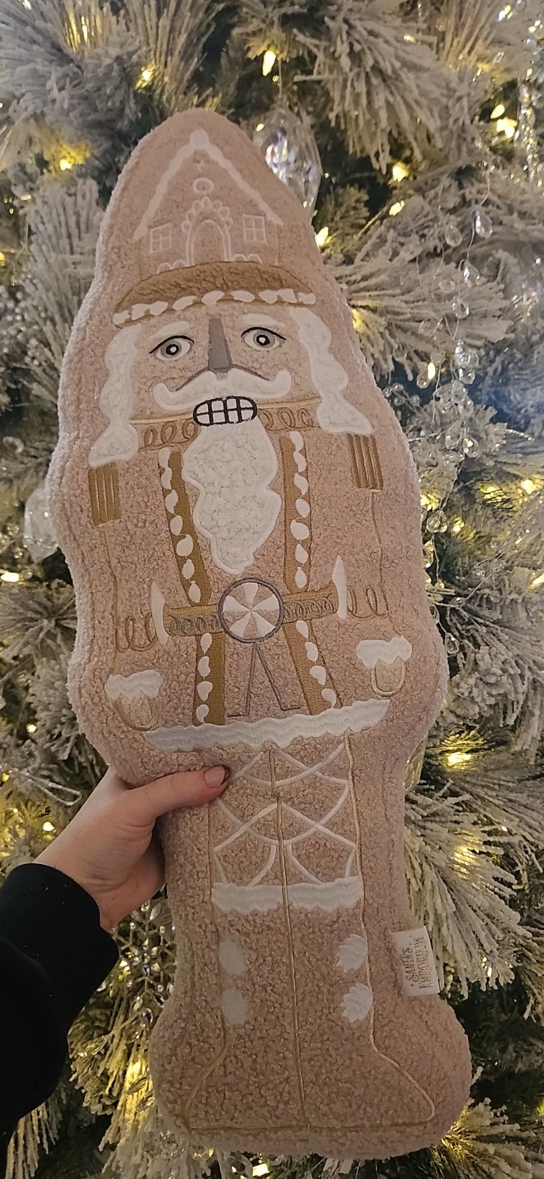PRE ORDER GINGERBREAD NUTCRACKER CUSHION