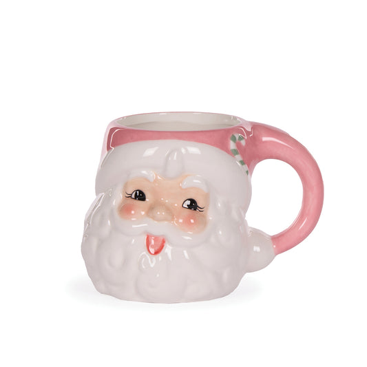 PRE ORDER PINK VINTAGE SANTA MUG