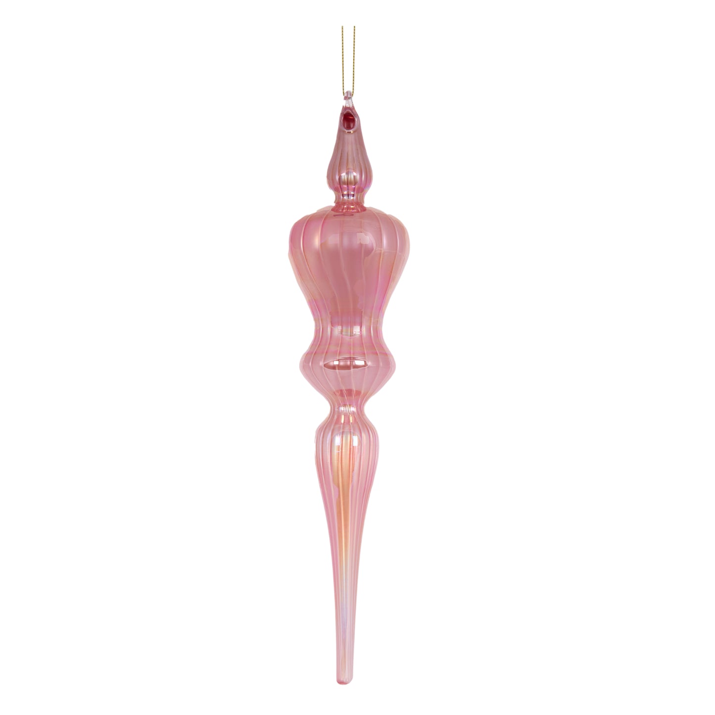 PRE ORDER PINK IRRIDESCENT CROWN FINIAL