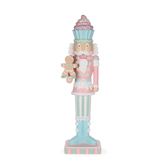 PRE ORDER 124CM PASTEL PIPED CANDY NUTCRACKER