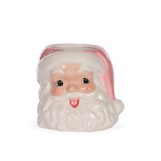 PRE ORDER PINK VINTAGE SANTA POT