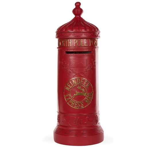 PRE ORDER 77CM TRADITIONAL SANTA MAIL BOX