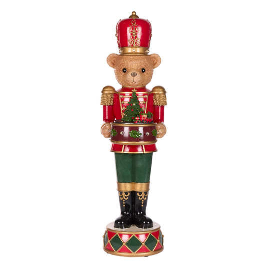 PRE ORDER TEDDY BEAR NUTCRACKER WITH MUSIC BOX
