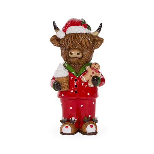 PRE ORDER COZY HIGHLAND COW WITH ICE CREAM