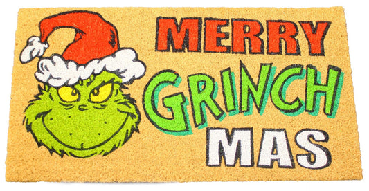 PRE ORDER GRINCH DOOR MAT