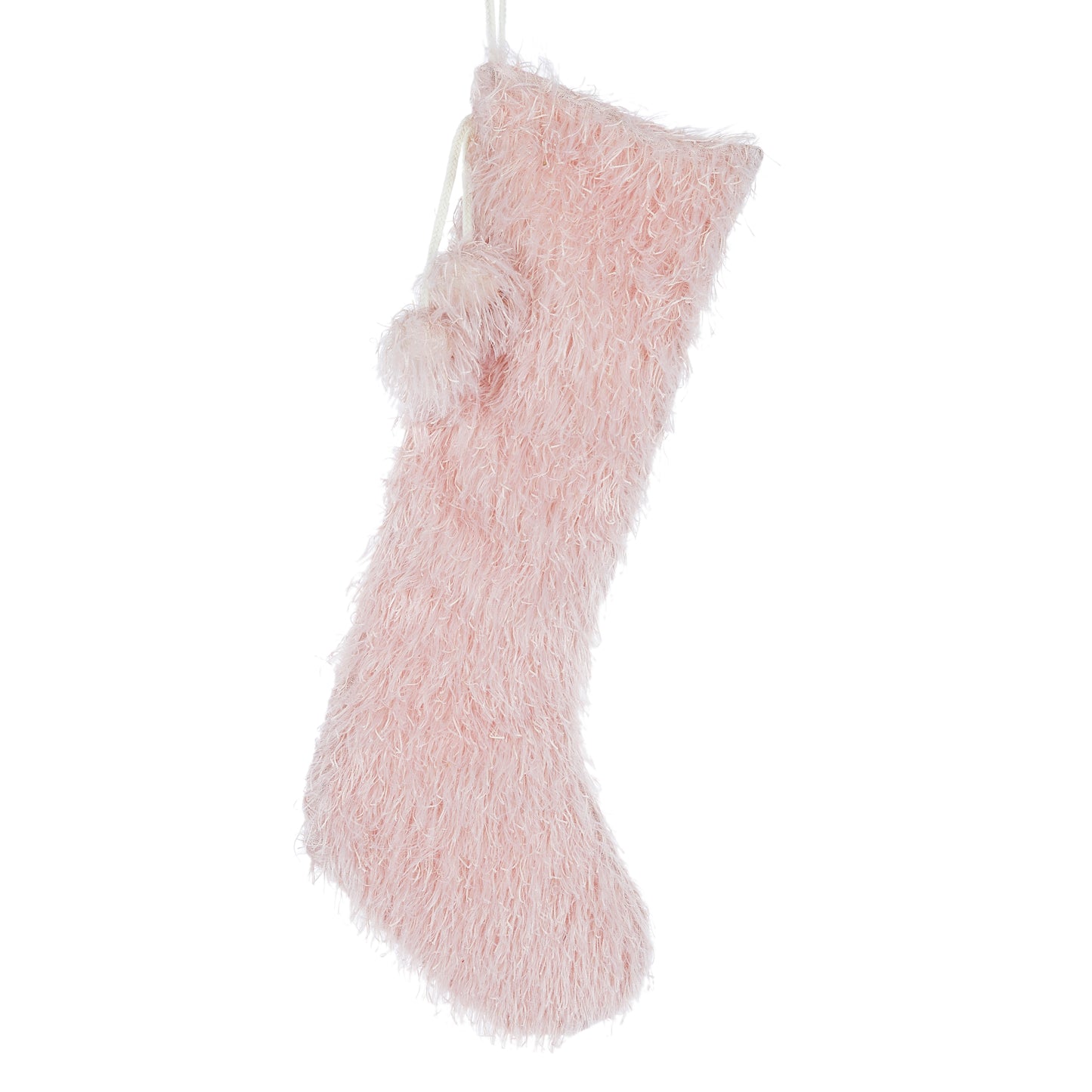 PRE ORDER BLUSH CHRISTMAS STOCKING WITH FUR